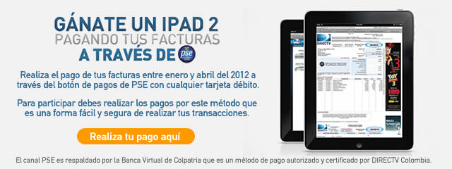 Gánate un iPad 2 pagando tus facturas a través de PSE