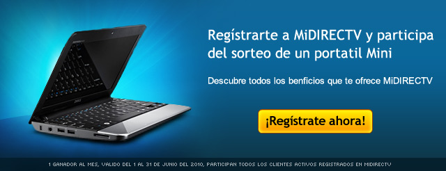 Participa del sorteo portatil Mini