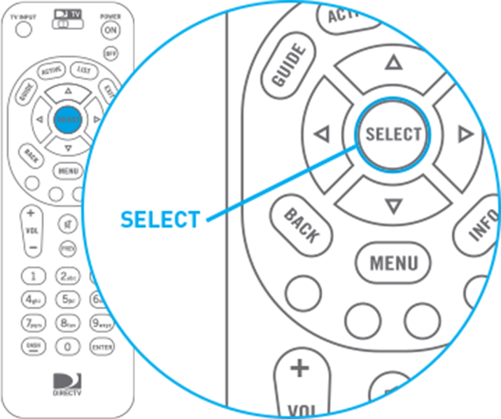 Reseteo del control remoto DIRECTV Colombia